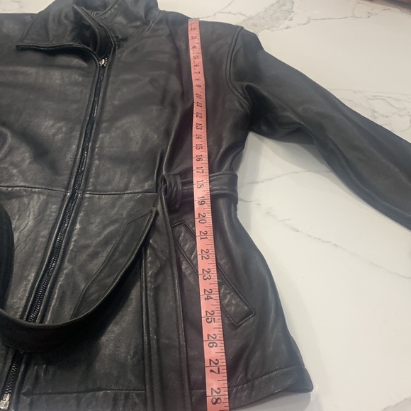 Women’s JLC Vintage Classic Black All Leather Jacket Size S‎ - Picture 13 of 16
